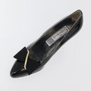 GIVENCHY Heel Patent leather Black Gold Auth ti3934-6