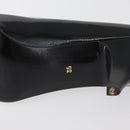 GIVENCHY Heel Patent leather Black Gold Auth ti3934-9