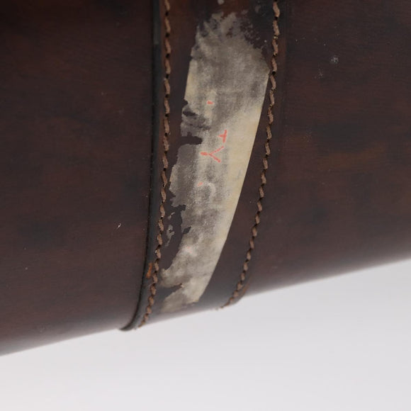 FENDI Zucca Canvas Trunk Black Brown Auth ti3936A