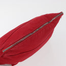 HERMES Bolide Pouch cotton 2 Set Red Auth ti3937-5