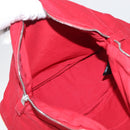 HERMES Bolide Pouch cotton 2 Set Red Auth ti3937-8