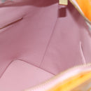 LOUIS VUITTON Monogram Vernis Houston Bag Marshmallow Pink M91302 LV Auth ti3939-19