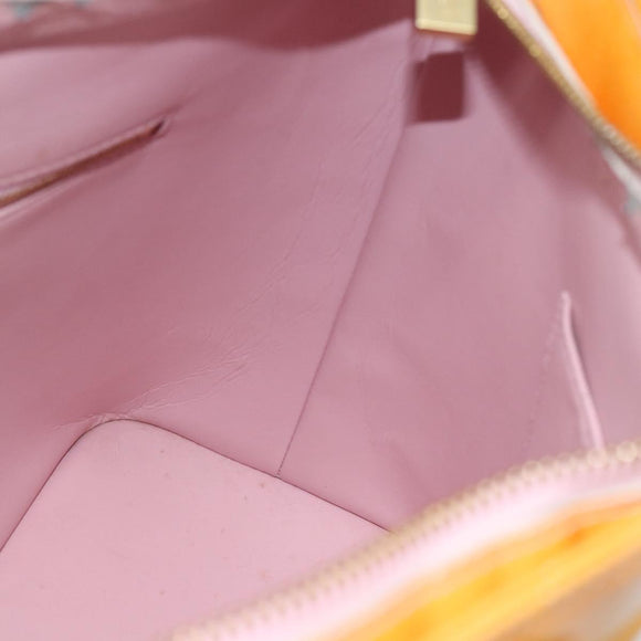 LOUIS VUITTON Monogram Vernis Houston Bag Marshmallow Pink M91302 LV Auth ti3939