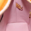LOUIS VUITTON Monogram Vernis Houston Bag Marshmallow Pink M91302 LV Auth ti3939-20