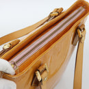 LOUIS VUITTON Monogram Vernis Houston Bag Marshmallow Pink M91302 LV Auth ti3939-6