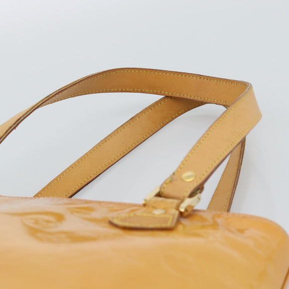 LOUIS VUITTON Monogram Vernis Houston Bag Marshmallow Pink M91302 LV Auth ti3939