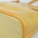 LOUIS VUITTON Monogram Vernis Houston Hand Bag Gris M91053 LV Auth ti3940-12