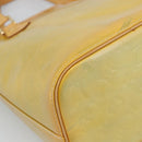 LOUIS VUITTON Monogram Vernis Houston Hand Bag Gris M91053 LV Auth ti3940-13