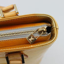 LOUIS VUITTON Monogram Vernis Houston Hand Bag Gris M91053 LV Auth ti3940-14