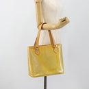 LOUIS VUITTON Monogram Vernis Houston Hand Bag Gris M91053 LV Auth ti3940-23