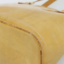 LOUIS VUITTON Monogram Vernis Houston Hand Bag Beige M91004 LV Auth ti3941-10