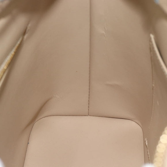 LOUIS VUITTON Monogram Vernis Houston Hand Bag Beige M91004 LV Auth ti3941