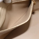 LOUIS VUITTON Monogram Vernis Houston Hand Bag Beige M91004 LV Auth ti3941-22