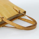 LOUIS VUITTON Monogram Vernis Houston Hand Bag Beige M91004 LV Auth ti3941-7