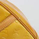 LOUIS VUITTON Monogram Vernis Tompkins Square Bag Beige M91149 LV Auth ti3943-8