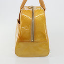 LOUIS VUITTON Monogram Vernis Tompkins Square Bag Beige M91149 LV Auth ti3943-3