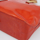 LOUIS VUITTON Monogram Vernis Reade PM Hand Bag Red Rouge M91088 LV Auth ti3944-15