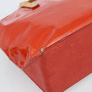 LOUIS VUITTON Monogram Vernis Reade PM Hand Bag Red Rouge M91088 LV Auth ti3944-16