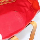 LOUIS VUITTON Monogram Vernis Reade PM Hand Bag Red Rouge M91088 LV Auth ti3944-17