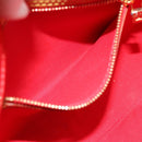 LOUIS VUITTON Monogram Vernis Reade PM Hand Bag Red Rouge M91088 LV Auth ti3944-20
