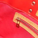 LOUIS VUITTON Monogram Vernis Reade PM Hand Bag Red Rouge M91088 LV Auth ti3945-23