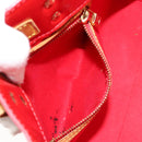 LOUIS VUITTON Monogram Vernis Reade PM Hand Bag Red Rouge M91088 LV Auth ti3945-24