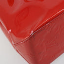 LOUIS VUITTON Monogram Vernis Reade PM Hand Bag Red Rouge M91088 LV Auth ti3946-19