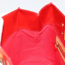 LOUIS VUITTON Monogram Vernis Reade PM Hand Bag Red Rouge M91088 LV Auth ti3946-23