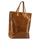 LOUIS VUITTON Monogram Vernis Reade MM Hand Bag Bronze M91143 LV Auth ti3949-1