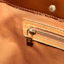 LOUIS VUITTON Monogram Vernis Reade MM Hand Bag Bronze M91143 LV Auth ti3949-21