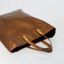 LOUIS VUITTON Monogram Vernis Reade MM Hand Bag Bronze M91143 LV Auth ti3949-6