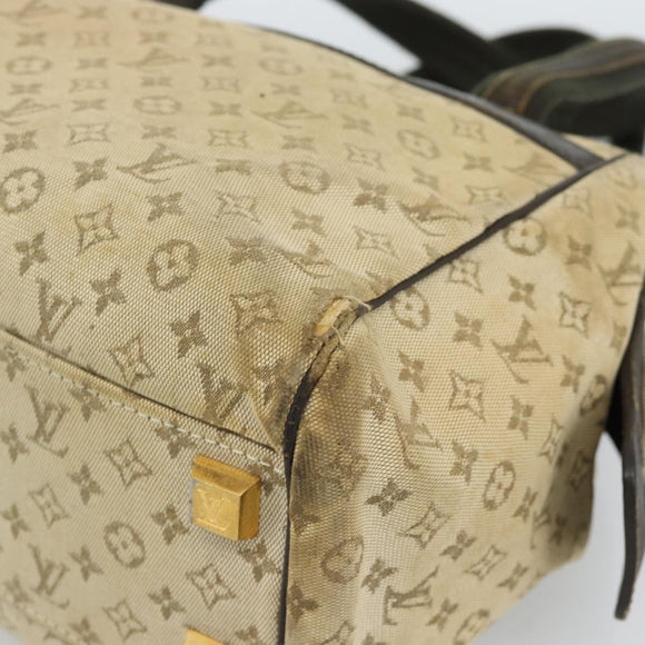 LOUIS VUITTON Monogram Mini Josephine PM Hand Bag Khaki M92215 LV Auth ti3950