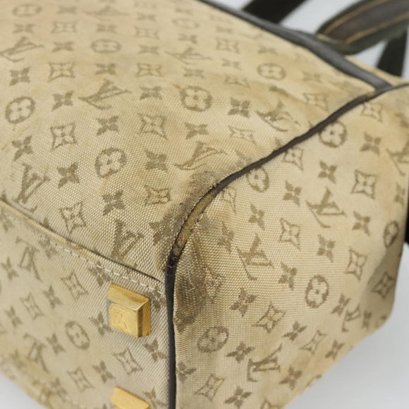 LOUIS VUITTON Monogram Mini Josephine PM Hand Bag Khaki M92215 LV Auth ti3950