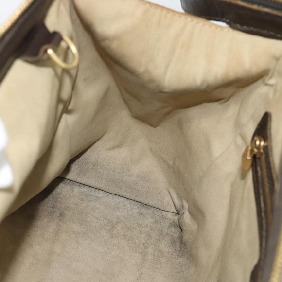 LOUIS VUITTON Monogram Mini Josephine PM Hand Bag Khaki M92215 LV Auth ti3950