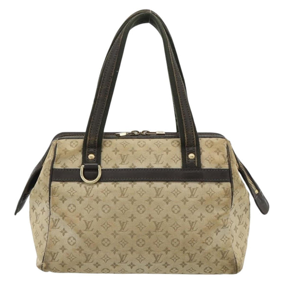 LOUIS VUITTON Monogram Mini Josephine PM Hand Bag Khaki M92215 LV Auth ti3950