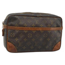 LOUIS VUITTON Monogram Compiegne 28 Clutch Bag M51845 LV Auth ti3951-1