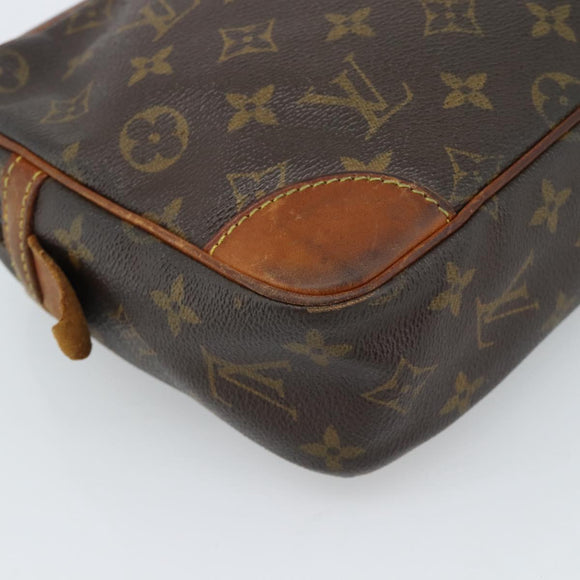 LOUIS VUITTON Monogram Compiegne 28 Clutch Bag M51845 LV Auth ti3951