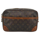 LOUIS VUITTON Monogram Compiegne 28 Clutch Bag M51845 LV Auth ti3951-13