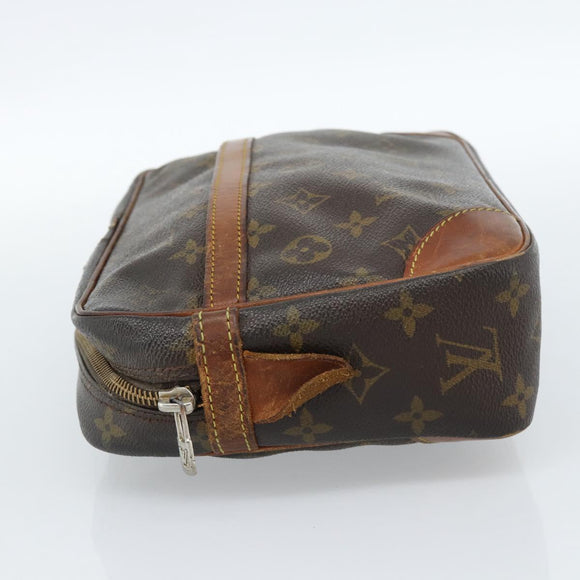 LOUIS VUITTON Monogram Compiegne 28 Clutch Bag M51845 LV Auth ti3951