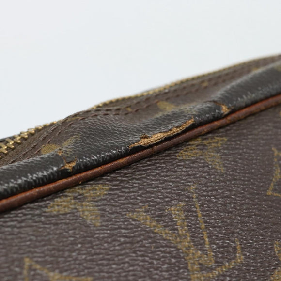 LOUIS VUITTON Monogram Compiegne 28 Clutch Bag M51845 LV Auth ti3951