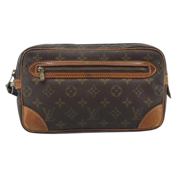 LOUIS VUITTON Monogram Marly Dragonne GM Clutch Bag M51825 LV Auth ti3952