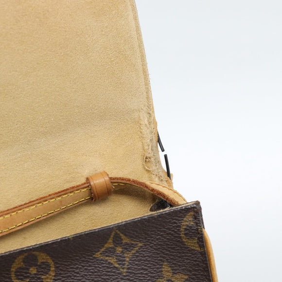 LOUIS VUITTON Monogram Pochette Twin GM Shoulder Bag M51852 LV Auth ti3955