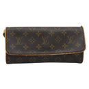 LOUIS VUITTON Monogram Pochette Twin GM Shoulder Bag M51852 LV Auth ti3955-13