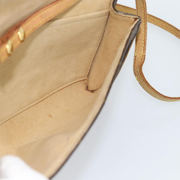 LOUIS VUITTON Monogram Pochette Twin GM Shoulder Bag M51852 LV Auth ti3955