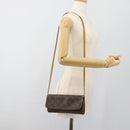 LOUIS VUITTON Monogram Pochette Twin GM Shoulder Bag M51852 LV Auth ti3955-25