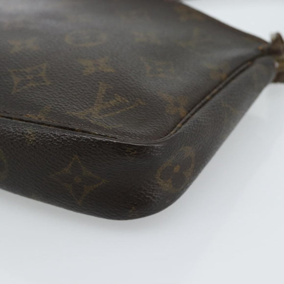LOUIS VUITTON Monogram Pochette Accessoires Beutel M51980 LV Auth ti3956