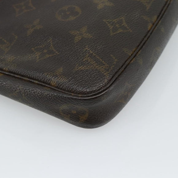 LOUIS VUITTON Monogram Pochette Accessoires Beutel M51980 LV Auth ti3956