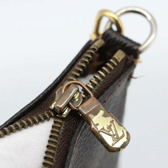 LOUIS VUITTON Monogram Pochette Accessoires Beutel M51980 LV Auth ti3956