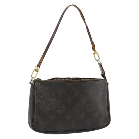 LOUIS VUITTON Monogram Pochette Accessoires Beutel M51980 LV Auth ti3956