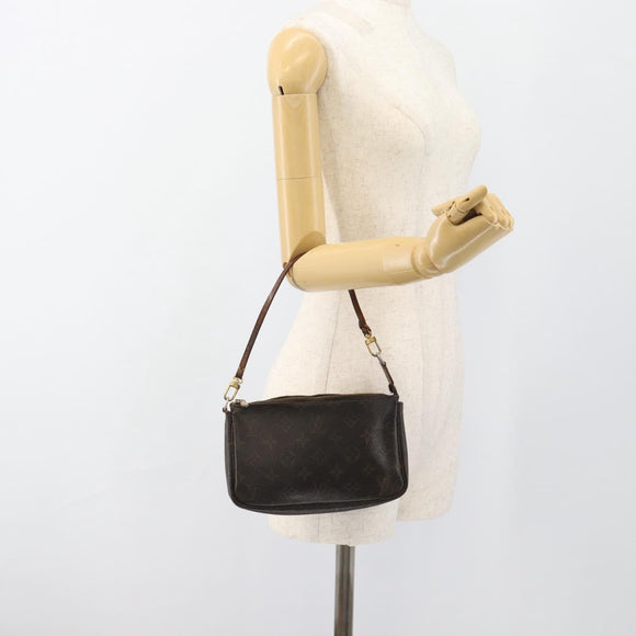 LOUIS VUITTON Monogram Pochette Accessoires Beutel M51980 LV Auth ti3956